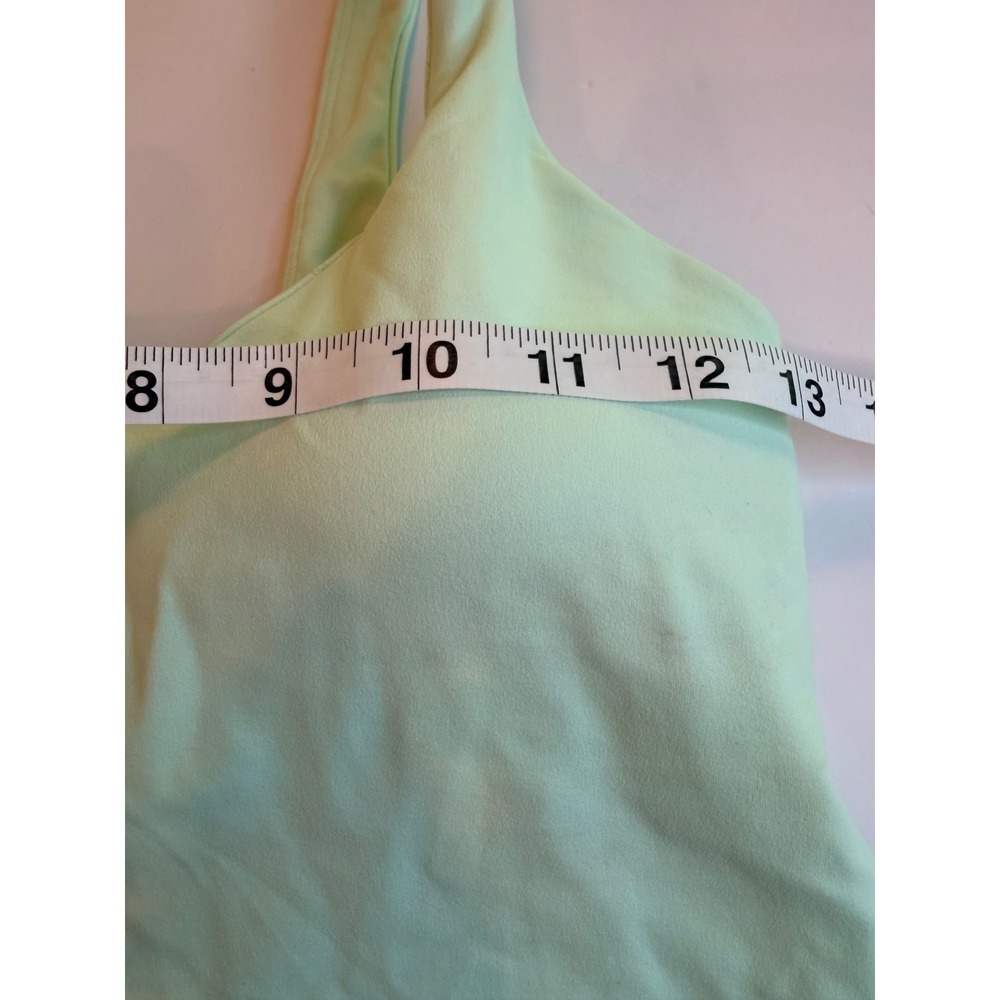Lululemon Align Tank Top Mint Green Size 6 Nulu Yoga Crop Bra Pads NWOT - Picture 5 of 10